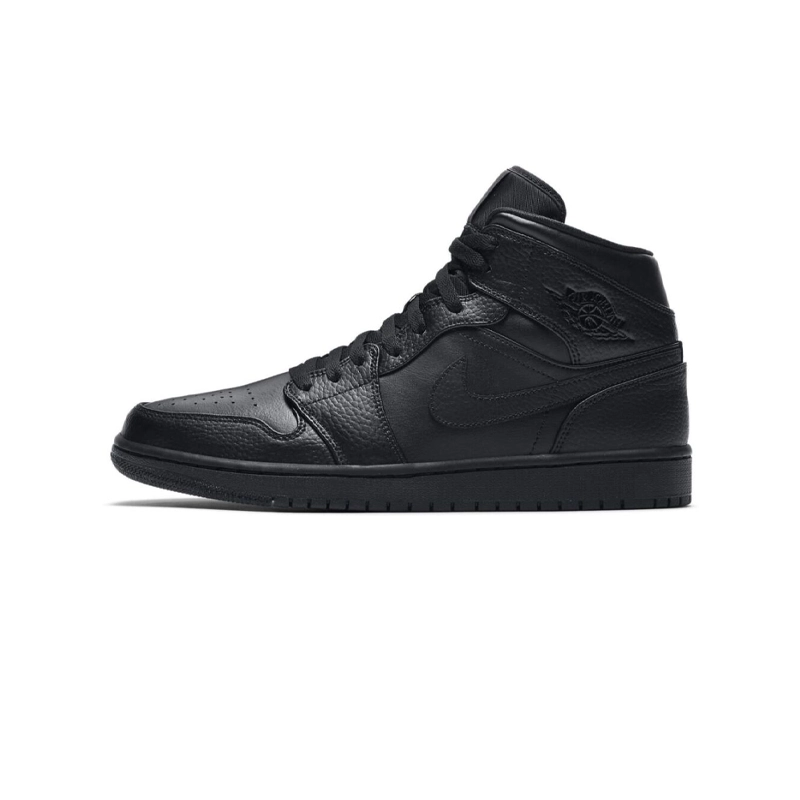 کفش نایک ایر جردن وان ساقدار مشکی Nike Air Jordan 1 High Triple Black
