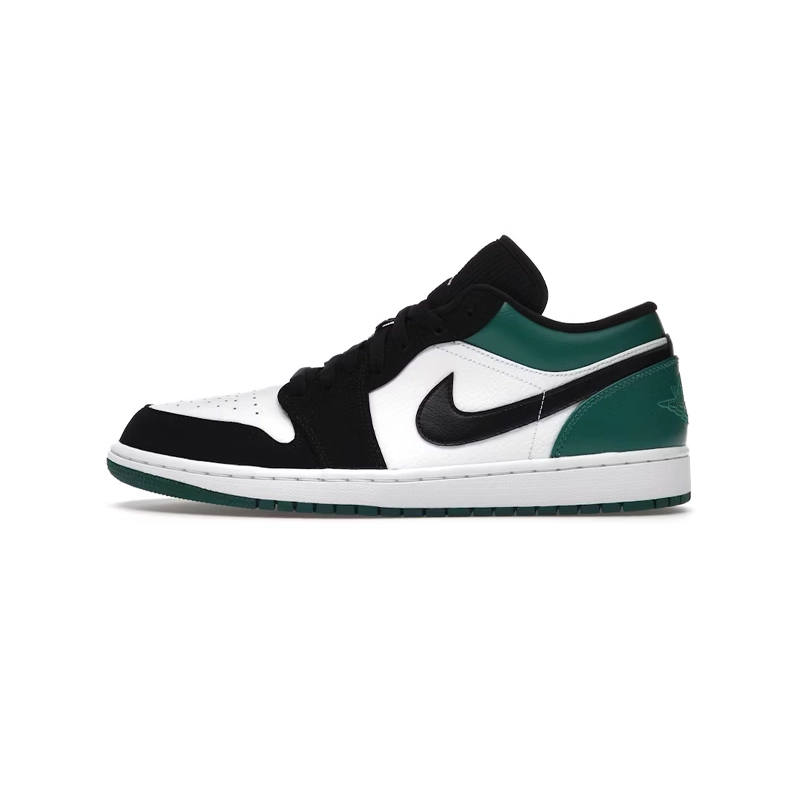 کفش نایک ایر جردن وان سفید مشکی Nike Air Jordan 1 Low Green Black