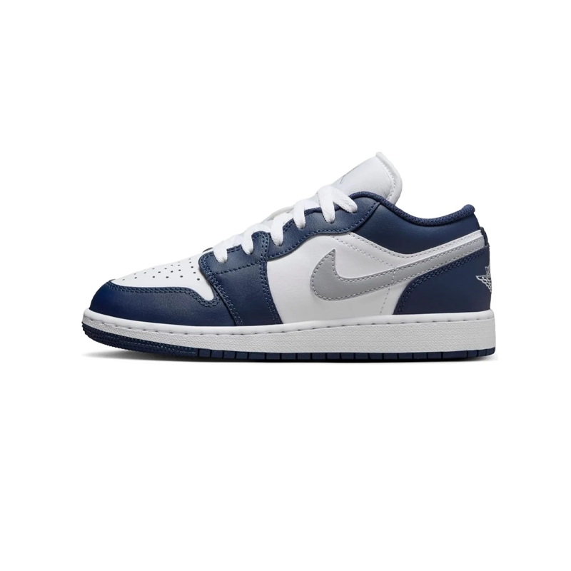 کفش نایک ایر جردن Air Jordan 1 Low Midnight Navy Wolf Grey